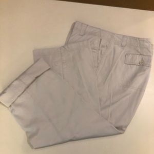 Adjustable Length Casual Khaki Pants